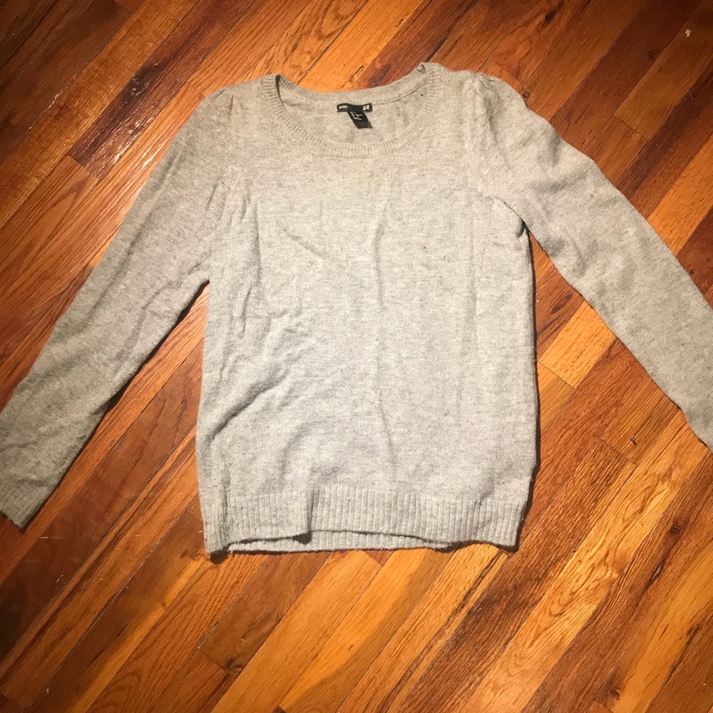 Basic Grey Sweater - Picture 3 of 8